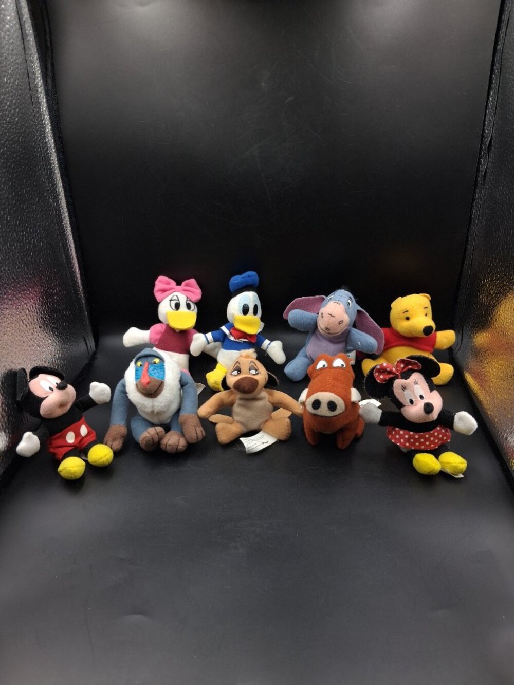 9 Kelloggs Mini Walt Disney World Plush Lion King Winnie The Pooh Mickey Donald